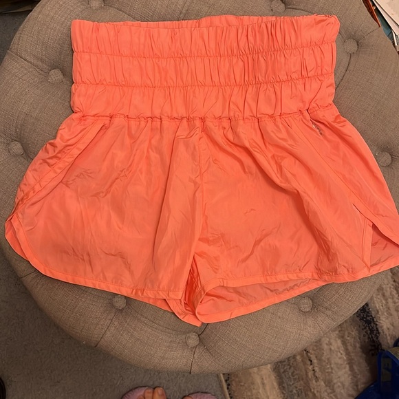 Free People Movement The Way Home Shorts in Papaya Punch - Picture 3 of 9